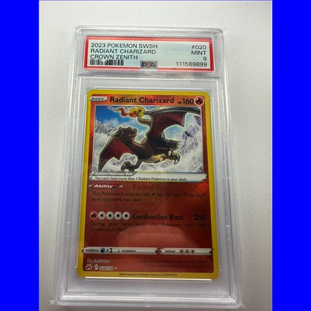 PSA - CRZ 020 - Radiant Charizard (9)