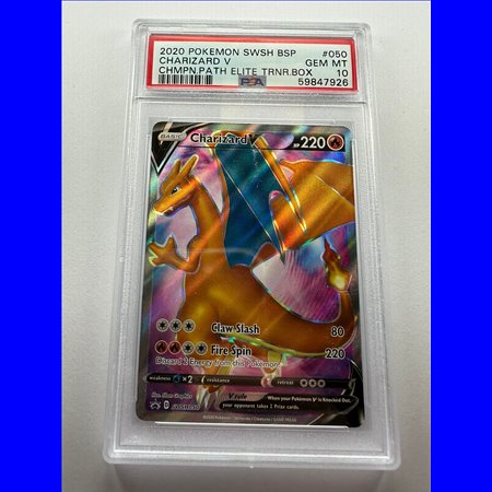 PSA - SWSH 050 - Charizard V (10)