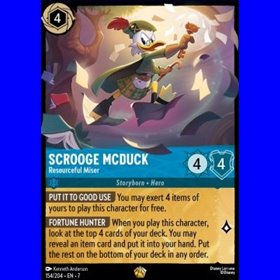 7ARI 154 - Scrooge McDuck - Resourceful Miser - Foil