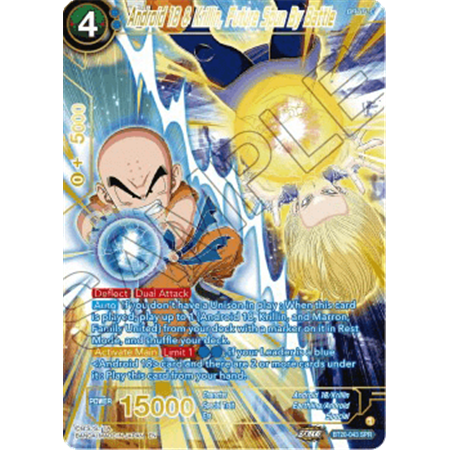BT20-043 - Android 18 & Krillin, Future Spun by Battle (V.2) - Sealed