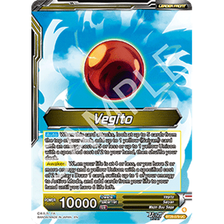 BT28-079 - Vegito // SS Vegito, Transcendent Rage (V.2)