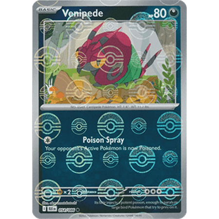 BLK 054 - Venipede - PokeBall