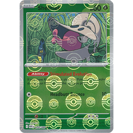 WHT 008 - Shelmet - PokeBall