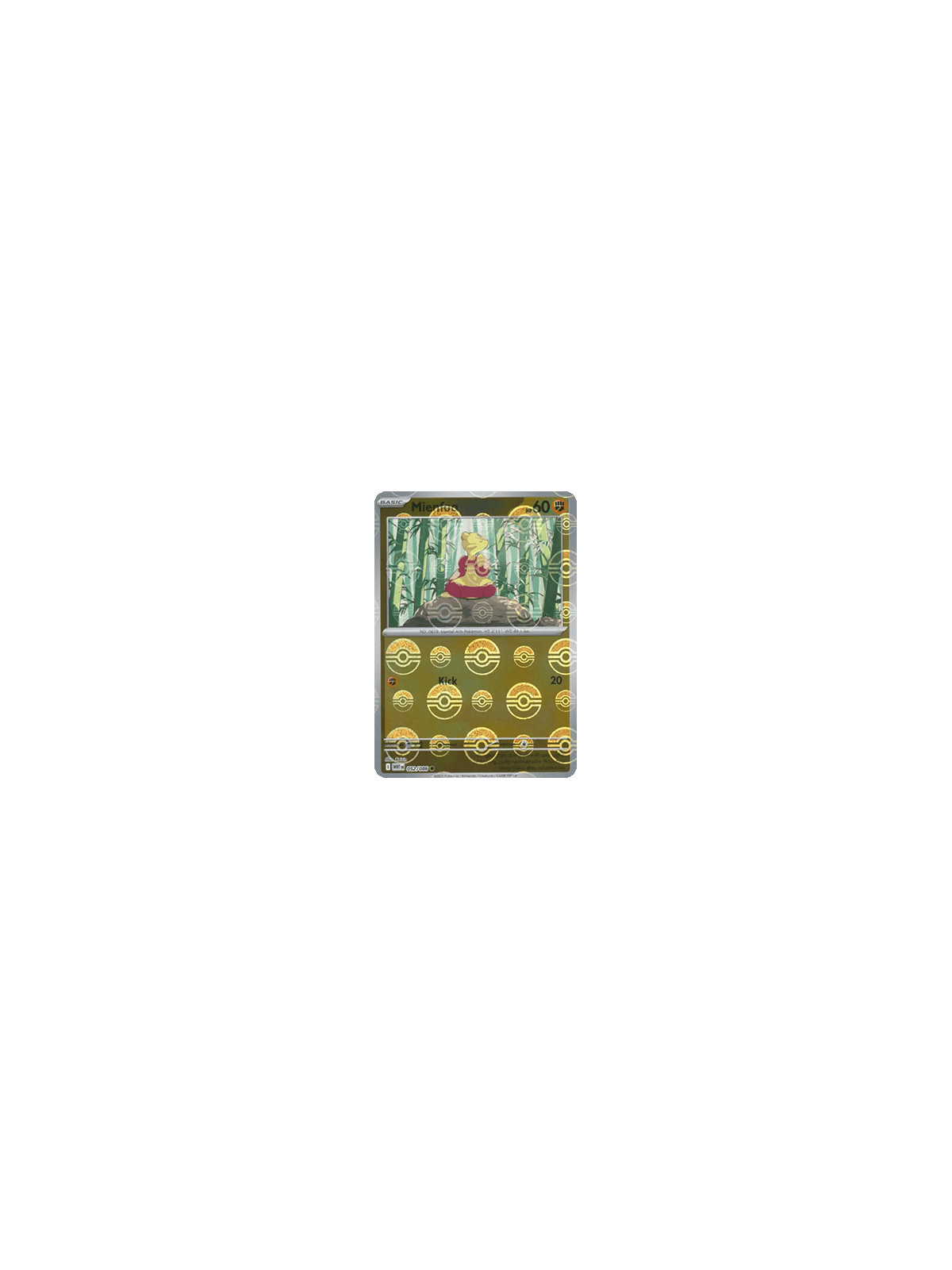 WHT 052 - Mienfoo - PokeBall