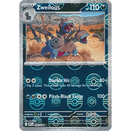 WHT 066 - Zweilous - PokeBall