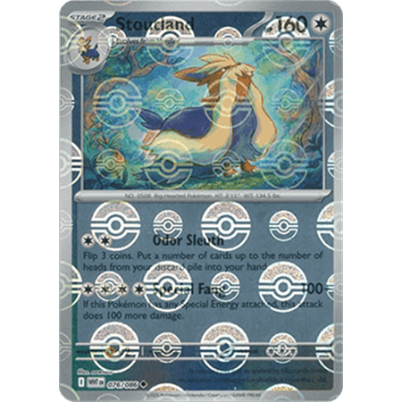 WHT 076 - Stoutland - PokeBall