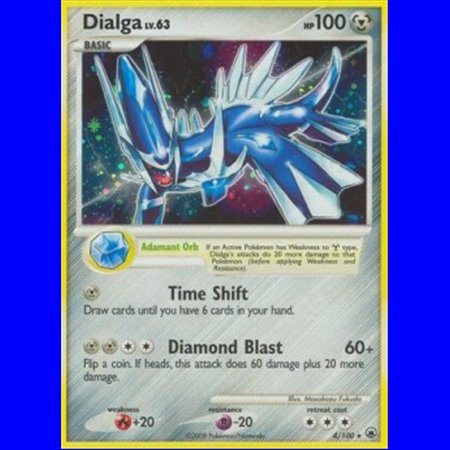 MD 004 - Dialga Lv.63 - Reverswe Holo