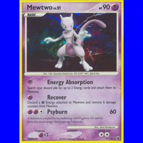 MD 009 - Mewtwo Lv.51 - Reverse Holo
