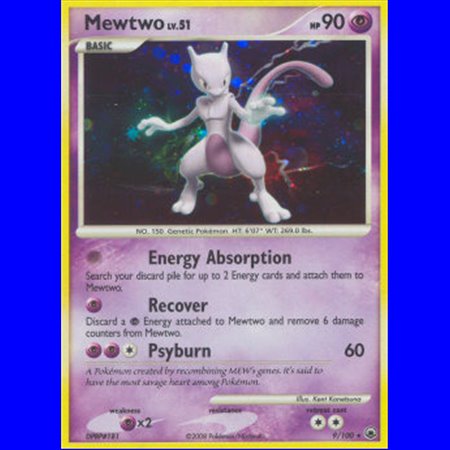 MD 009 - Mewtwo Lv.51 - Reverse Holo