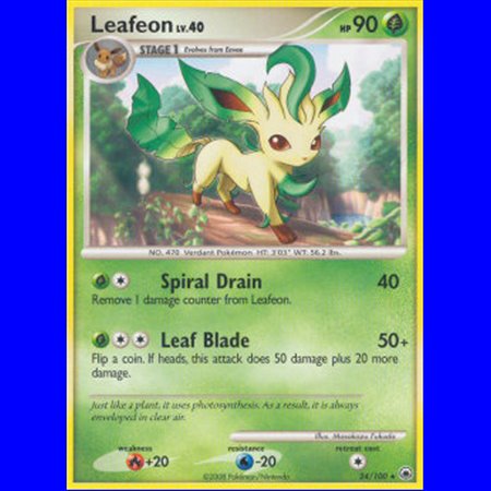 MD 024 - Leafeon Lv.40 - Reverse Holo