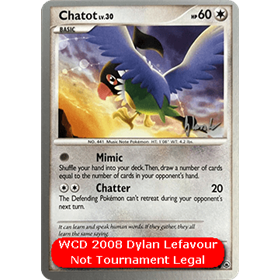 WCD08 MD55 - Chatot Lv.30