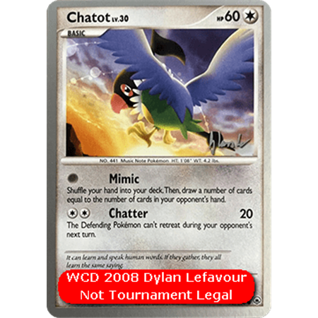 WCD08 MD55 - Chatot Lv.30