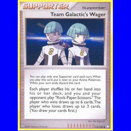 MT 115 - Team Galactic's Wager - Reverse Holo