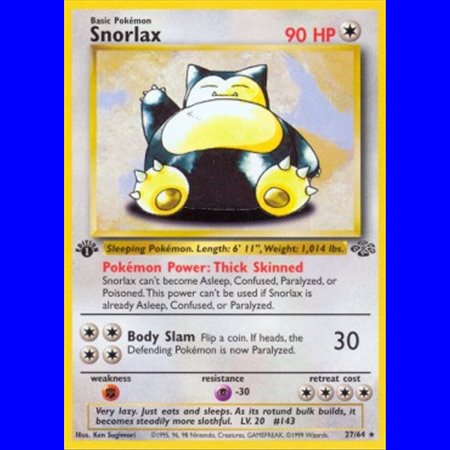 JUNL 027 - Snorlax - 1ste Editie
