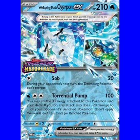 TWM 064 - Wellspring Mask Ogerpon ex - Stamped