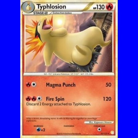 HS 032 - Typhlosion - Shattered Holo