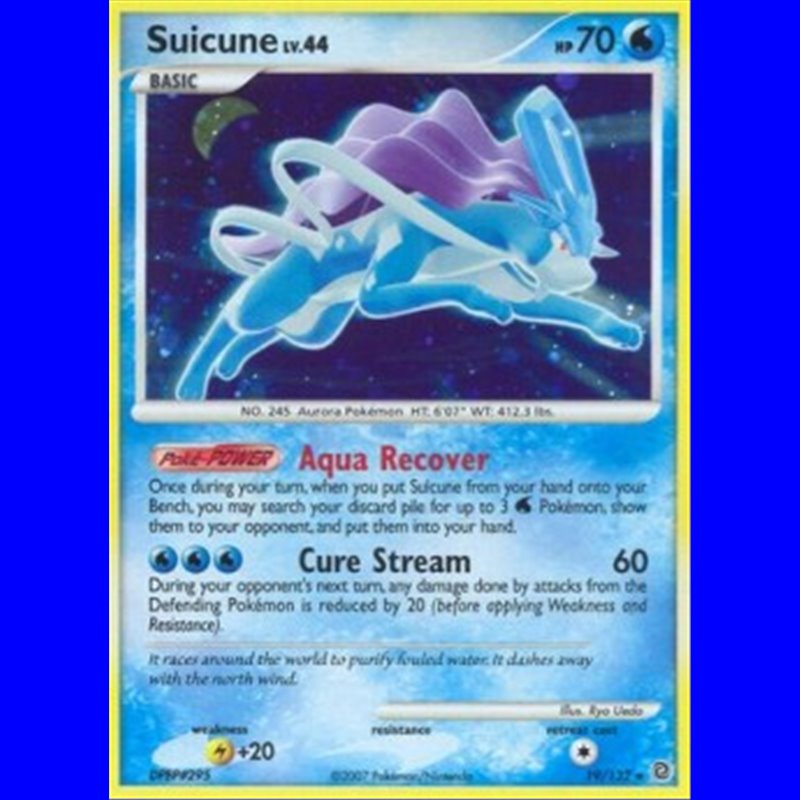 SW 019 - Suicune Lv.44 - Shattered Holo