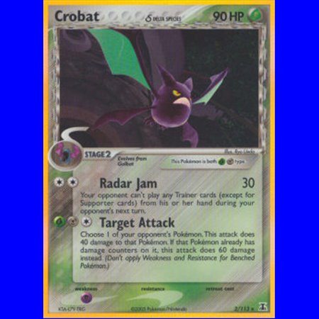 DS 002 - Crobat Delta Species - Reverse Holo