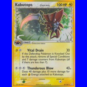 HP 009 - Kabutops Delta Species - Reverse Holo