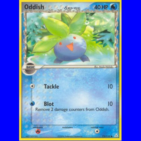 HP 073 - Oddish Delta Species - Reverse Holo