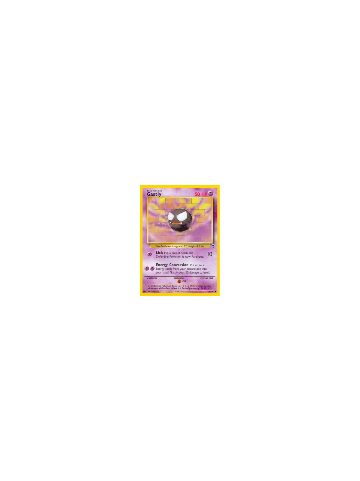 LC 076 - Gastly - Reverse Holo