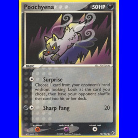 DX 070 - Poochyena - Reverse Holo