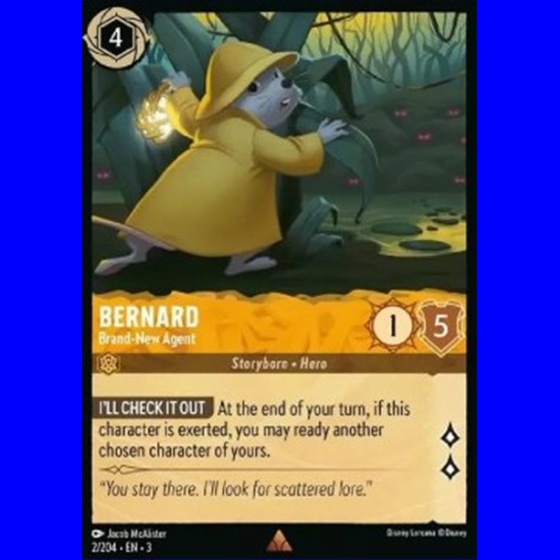 3INK 002 - Bernard - Brand-New Agent - Foil
