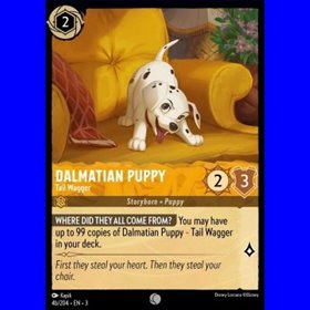 3INK 004b - Dalmatian Puppy - Tail Wagger