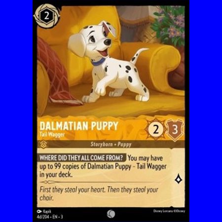 3INK 004d - Dalmatian Puppy - Tail Wagger