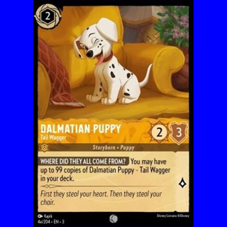 3INK 004e - Dalmatian Puppy - Tail Wagger