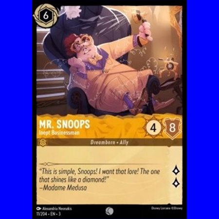 3INK 011 - Mr. Snoops - Inept Businessman - Foil