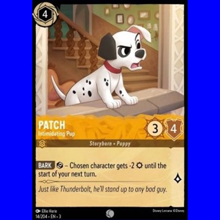 3INK 014 - Patch - Intimidating Pup - Foil