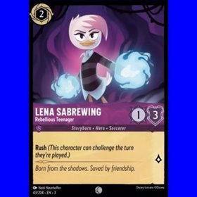 3INK 043 - Lena Sabrewing - Rebellious Teenager