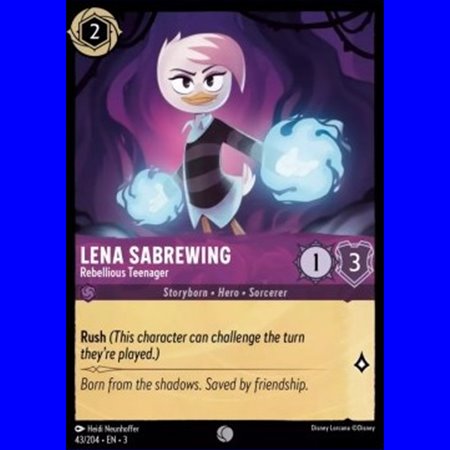 3INK 043 - Lena Sabrewing - Rebellious Teenager