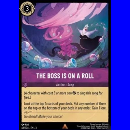 3INK 063 - The Boss is on a Roll - Foil