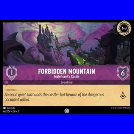 3INK 066 - Forbidden Mountain - Maleficent's Castle - Foil
