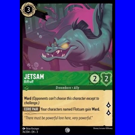 3INK 076 - Jetsam - Riffraff - Foil