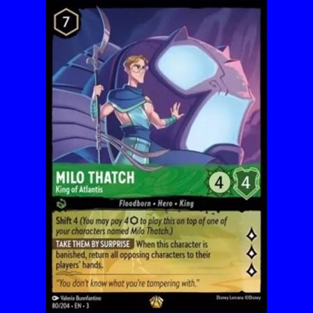 3INK 080 - Milo Thatch - King of Atlantis - Foil