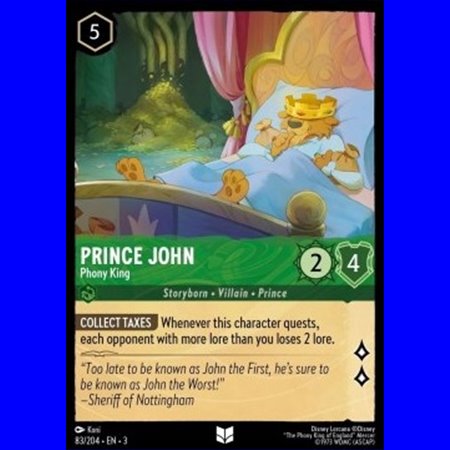 3INK 083 - Prince John - Phony King