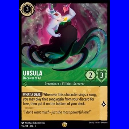 3INK 091 - Ursula - Deceiver of All - Foil
