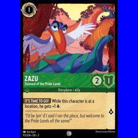 3INK 093 - Zazu - Steward of the Pride Lands - Foil