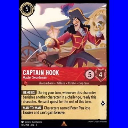 3INK 105 - Captain Hook - Master Swordsman - Foil