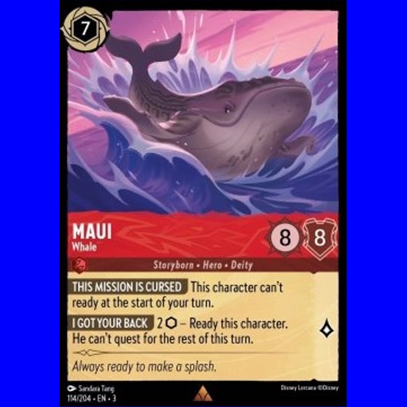 3INK 114 - Maui - Whale - Foil