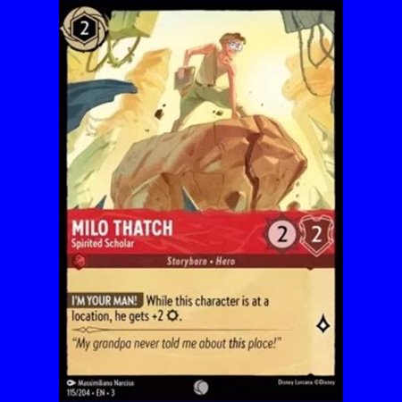 3INK 115 - Milo Thatch - Spirited Scholar