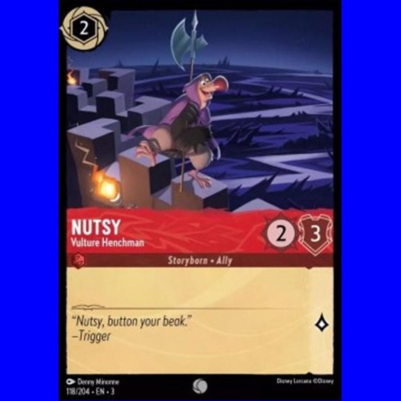 3INK 118 - Nutsy - Vulture Henchman - Foil