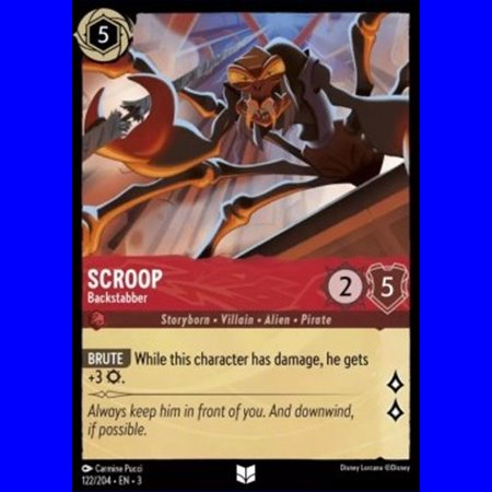 3INK 122 - Scroop - Backstabber - Foil