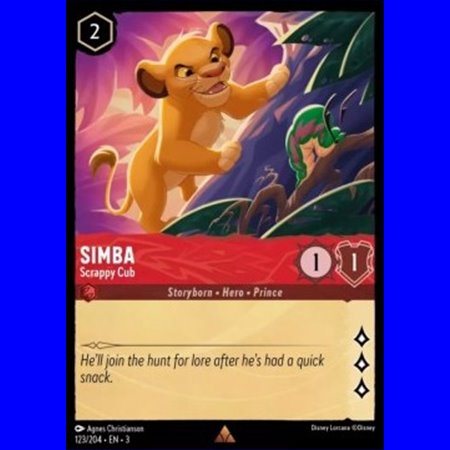 3INK 123 - Simba - Scrappy Cub - Foil