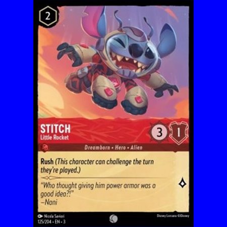 3INK 125 - Stitch - Little Rocket - Foil