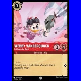 3INK 127 - Webby Vanderquack - Enthusiastic Duck - Foil