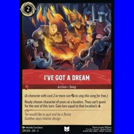 3INK 129 - I've Got a Dream - Foil